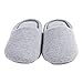 Ofoot Women's Cotton Memory Foam Washable Anti-slip Indoor Slippers