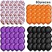 Tatuo 80 Pieces Halloween Balloons Set Confetti Balloons Latex Balloons for Birthday Baby Shower Wedding Graduation 4th of July Decorations, 12 Inch (Black, Orange, Purple)