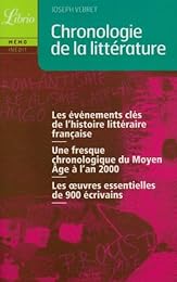 Chronologie de la littérature