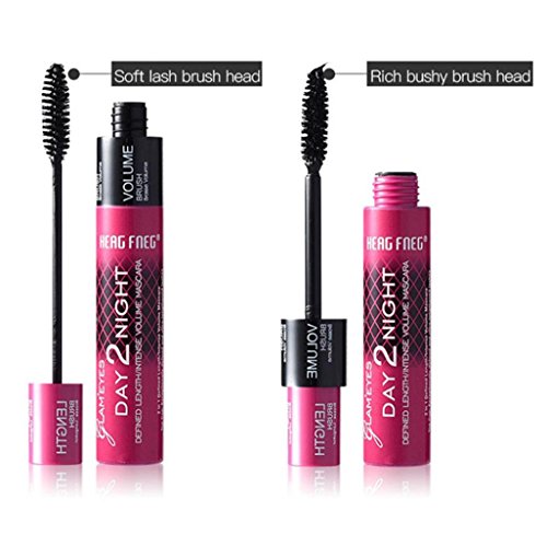 3D Fiber Mascara Lash 2 In 1 Black Eyelash Extension Double Mascara Waterproof Full Express Mascaras - //medicalbooks.filipinodoctors.org