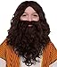 Rubies Boys Forum Biblical and Beard Set Costume Wig, Brown, Standard US for Themed Parties and Halloween