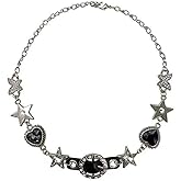 Buyongwant Minimalist Necklace Collar Chain Irregular Y2k Daily Versatile Fashion Jewelry for Women Silver