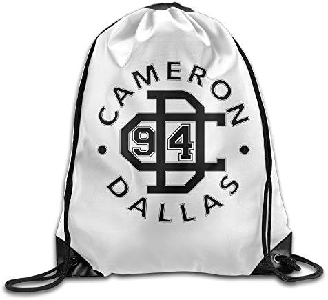 KFJNJINS Cameron Dallas 94 Logo Drawstring Backpack Sack Bag