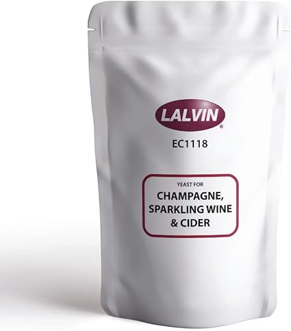 Champagne Yeast Lalvin Ec1118 For Sparkling Wine Cider 25g Equiv To X5 Sachets Amazon Co Uk Kitchen Home