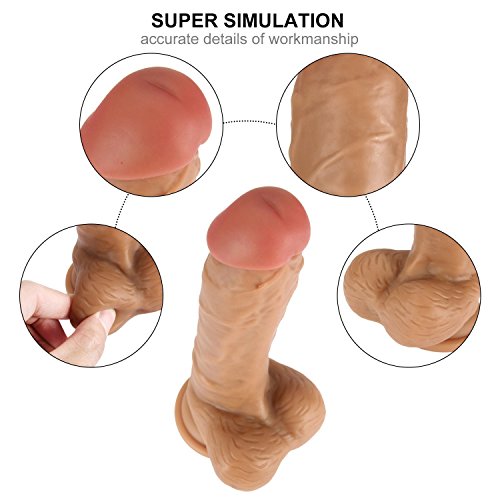 image for UC Global Trade Inc Dildo 8 inch Realistic Lifelike Penis Toy with Suc