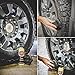 Adam's Tire Shine 16oz - Achieve A Premium, Lustrous, Dark, Long Lasting Shine - Apply with A Spray to Our Pro Tire Hex Applicator for A Non-Greasy, No Sling Formulation Dressing