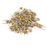 uxcell 100 Pcs 1uF 5.08mm Lead Spacing Monolithic Ceramic Capacitor