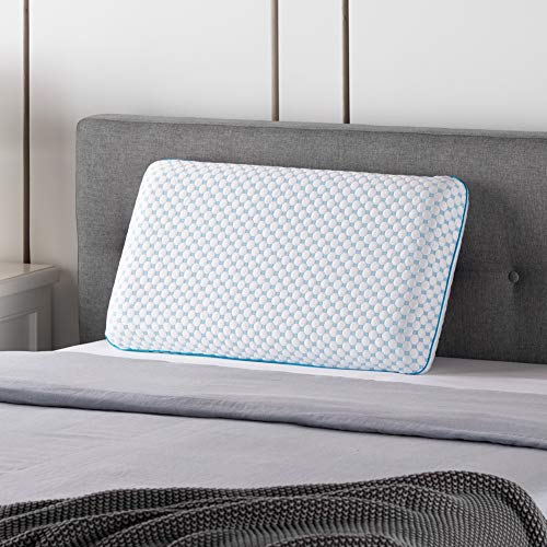 WEEKENDER Ventilated Gel Memory Foam Pillow with Reversible Cooling