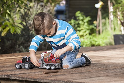 DICKIE 203737001 Traktor Massey Ferguson 8737" mit Anhänger – Bild 8