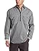 Key Apparel Hickory Long Sleeve Zip Logger Shirt - Hickory Stripe Rigid, 2XLR