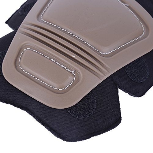 TQ 1 Pair Outdoor Adult's Tactical Protective Knee Pad Support Paintball Combat Knee Protector Kneepads,B