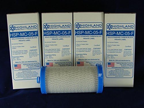 Frigidaire WFCB WF1CB RG100 RC200 9910 46-9910 Replacement Refrigerator Water Filter by My Choice Water, 4 Pack