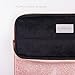 Comfyable Glitter 13 Inch Laptop Sleeve for 2019 2018 MacBook Air 13 Inch Retina Display A1932, Rose Gold Pink Computer Cover Case
