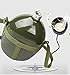 BlueSunshine Military Style Canteen, 1/1.5/2/2.5/3L Full Military Aluminium Water Canteen Reinforced Nylon Belt Holster-Portable Hiking Camping Outdoor Water/Wine Bottles (Army Green)