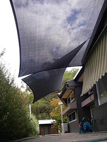 San Diego Sail Shades 20'x16' Rectangle (Grey) - Heavy Duty Commercial Grade Shade Sail