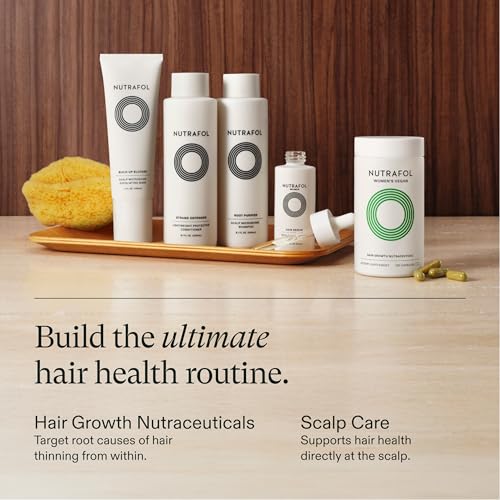Nutrafol Exfoliating Scalp Mask, Eliminates Product Build-up and Oil for Healthier Hair and Scalp, Physician-formulated for Thinning Hair, Color and Extension Safe - 4 Fl Oz Bottle
