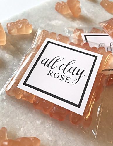 Rosé All Day, (5 Pack), Bachelorette Party Favors, Rosé Candy, Yes Way Rosé