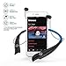 Bluetooth Headphones Wireless Neckband Headset Stereo Noise Cancelling Earbuds HV-930 V4.1 Stereo Earphones (Black- Blue)