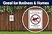 Funny Dog Poop Message Sign, 10x7 Rust Free Aluminum, Weather/Fade Resistant, Easy Mounting, Indoor/Outdoor Use, Made in USA