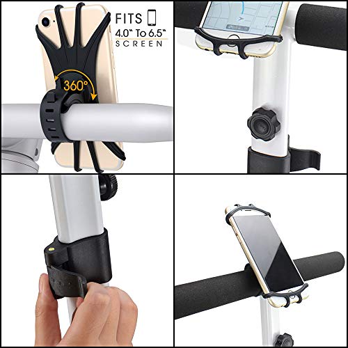 Dual Purpose Segway Handlebar for miniPRO miniLITE Ninebot S Scooter with Phone Mount, Handle Bracket with Knee Control, Self Balance Hoverboard Handle Bar Handle Bracket