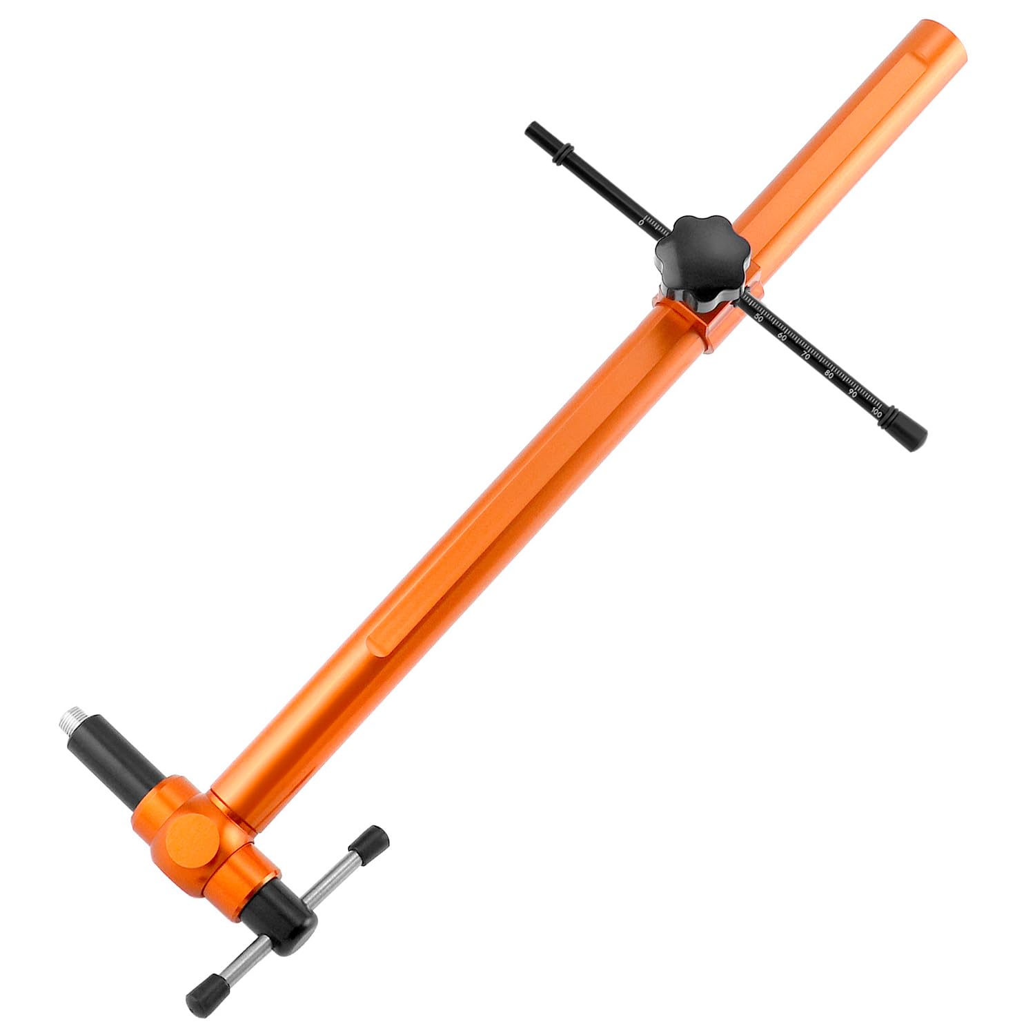 QWORK® Bicycle Derailleur Hanger Alignment Tool - Aluminum Alloy - Noise Reduction and Precise Gear Shift Adjustment Tool for Mountain Bikes