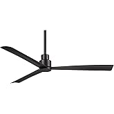 Minka-Aire F787-CL Simple 52 Inch Outdoor 3 Blade Ceiling Fan with DC Motor in Coal Finish