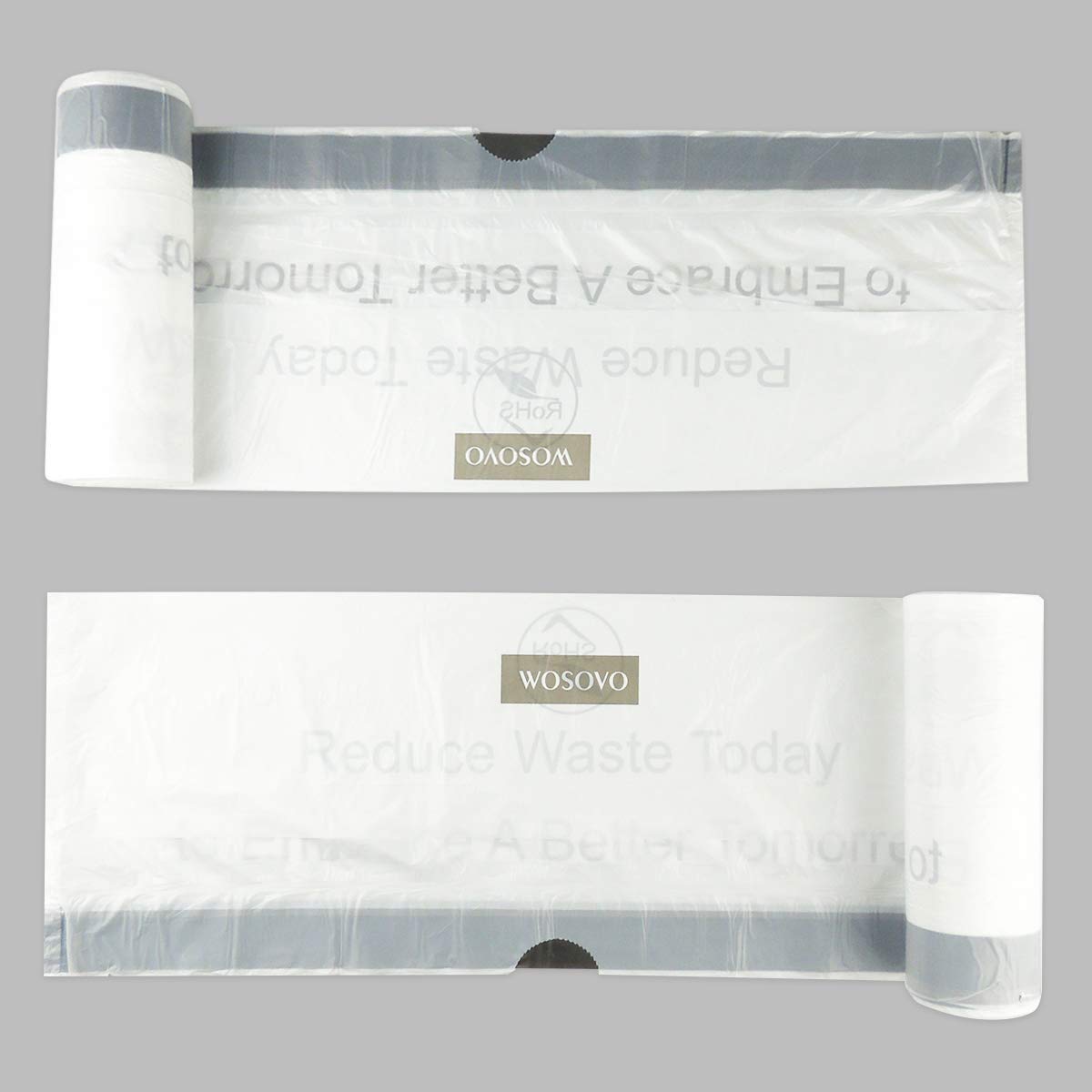 4 Gallon Small Trash Bags Drawstring, Bath Bedroom Kitchen Garbage Bags Heavy Duty, Home Office Wastebasket Bags Unscented, 180 Counts, 17.7 X 19.7