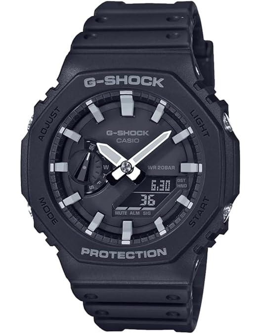 G-Shock GA-2100-1A1 Retro-Style Ana-Digi with Carbon Core Guard