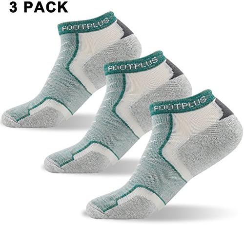 Dri-Fit Running Socks, FOOTPLUS Unisex COOLMAX Low Cut Socks 3,4,6 Pairs