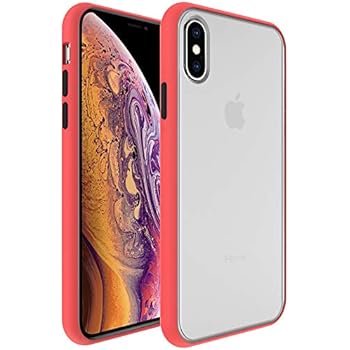 InUnion Protective Case for iPhone Xs Max case with PC Back and Soft TPU Bumper Compatible with iPhone Xs Max 6.5 Inch - Strawberry