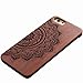 iPhone 6 Case, Sannysis Natural Carved Wood Hard Case Cover For iPhone 6