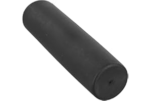 Row Replacement Handles 2 Pack, Rubber Handle Covers for Wheelbarrow with Non-Slip Groove Design, Black Round Tube Grips, Wea