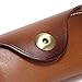 Boleke Unisex Handmade Genuine Leather Eyeglass Case Vintage Sunglasses Eyewear Protective Holder