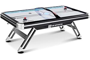 MD Sports Air Hockey Table with Arcade Electronic Scorer, Perfect for Family Game Rooms
