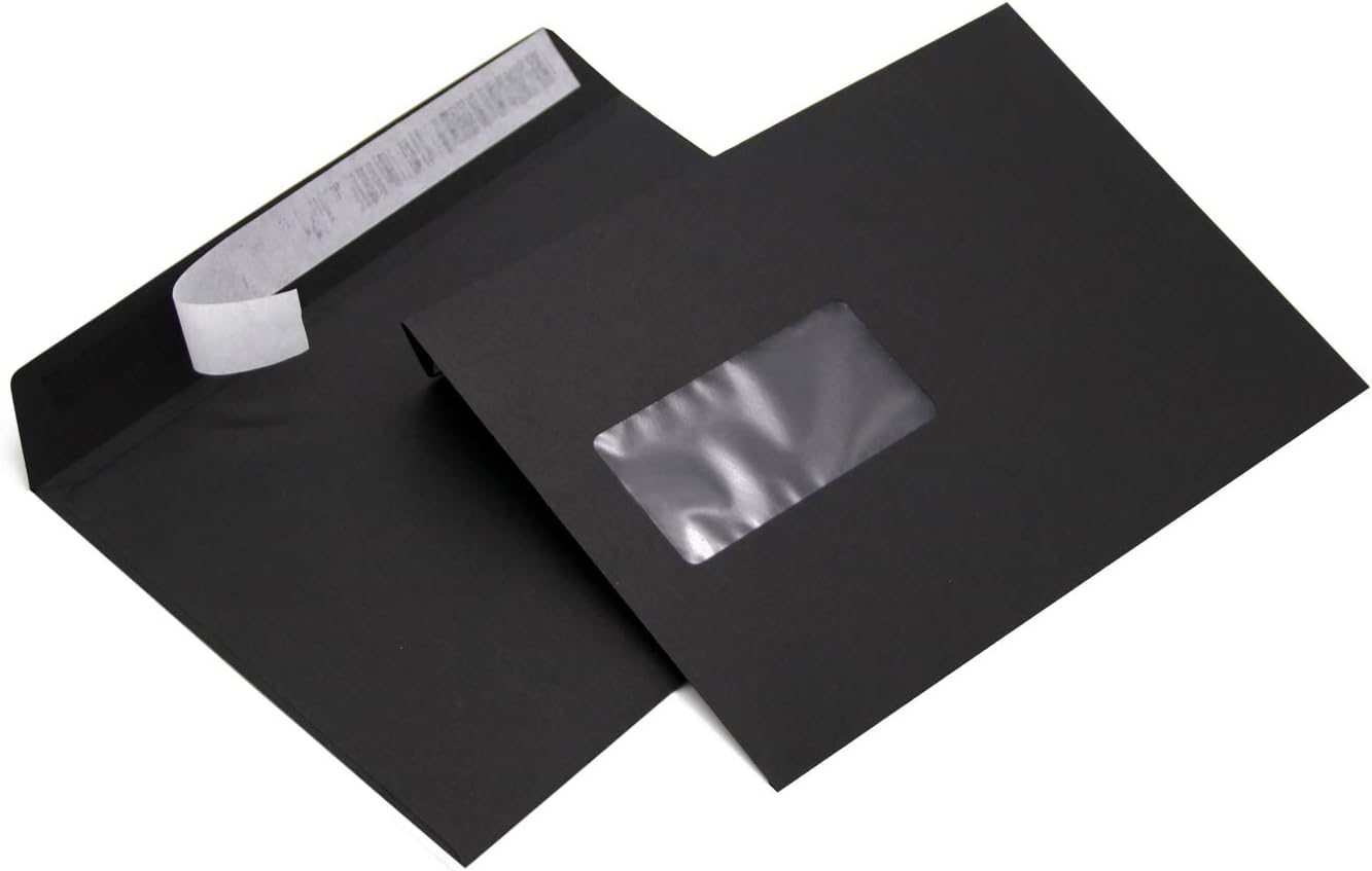 Buste Blake Colour 162x229 Mm - Confezione Da 500, Carta 120 G/m², Nero Intenso - Foto 3