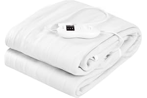 WELLHUT Heated Mattress Pad, Twin/Full Mattress Warmer, UL/ETL Certified Massage Bed Warmer Heating Pads w/ 8 Programmable Heating& 4 Time Settings, Machine washable