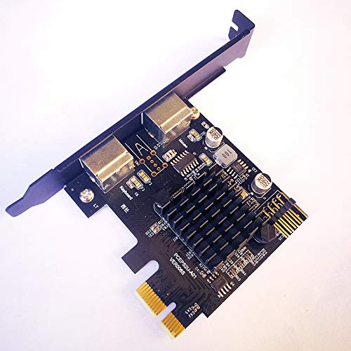 JXSZ PCI-Express to 2xPS2 PS/2 Keyboard and Mouse Port Expansion Card Without USB Ports