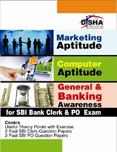 Computer, Marketing Aptitude and General Awareness with Banking for SBI Bank Clerk and PO exams