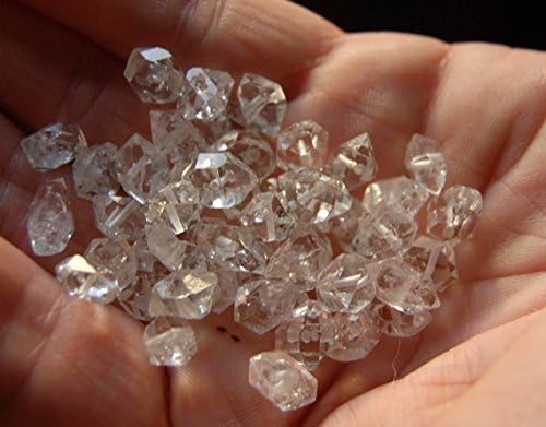 10 Beautiful Herkimer Diamond Quartz Crystal Drilled Beads - Help You Stay in The Now