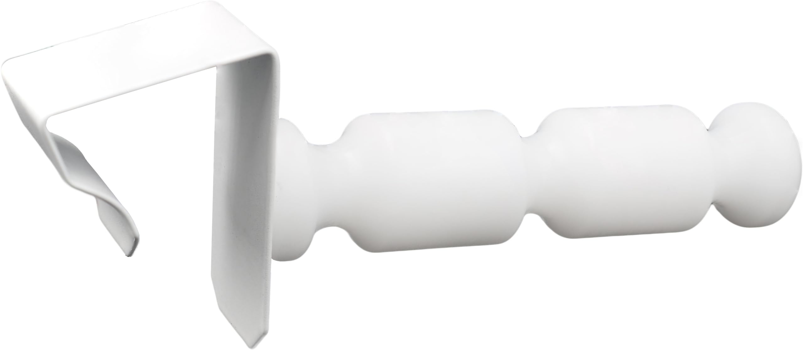 dekondo !! Window Hooks/Decorative Hooks with Spacers White for Window Thickness 12-20 mm Pack of 4
