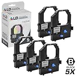 LD © Compatible Lexmark 11A3540 Set of 5 Black Re-Inking Printer Ribbon Cartridges