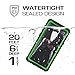 Ghostek Nautical Rugged Armor Waterproof Case Compatible with Galaxy S9 Plus S9+ (Green)