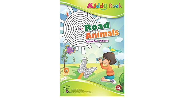 American Educational Products A-4013 Road Animals Booklet For Kiddo (7290014543454)