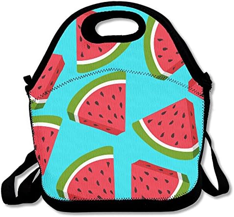 MAGGIE SALAS Watermelon Convenient Lunch Bag Travelling Picnic Storage Bags Backpack Handbag