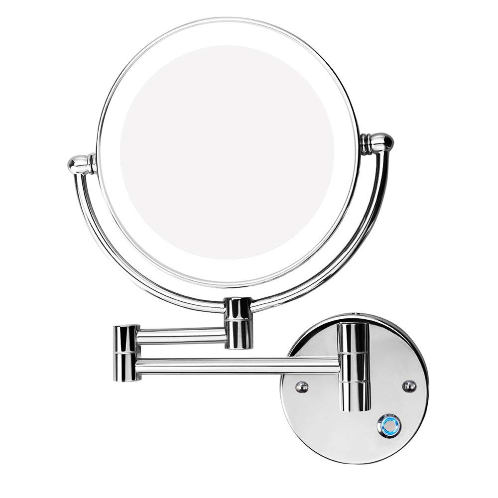 magnifying makeup mirror wall mount The Beauty Life