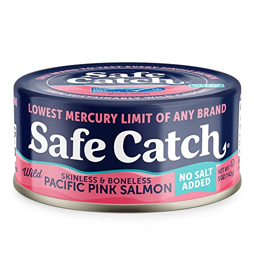 Safe Catch Wild Pacific Pink Salmon Canned WildCaught No Salt Added