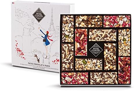 Michel Cluizel Chocolate Break in Paris Dark Milk and Ivory Mini Chocolate Bars - 1 x 120 Gram