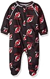 NHL Newborn Boys Sleepwear All Over Print Zip Up Coveralls
