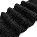 Ordenado 2 Pairs Women's Over knee Leg Warmer Thigh High Cotton Winter Socks( Black&dark Grey)One Size