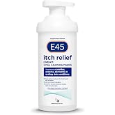 E45 Itch Relief Cream 500G | 24-hour hydration with urea for moisture retention - Relieves itchy skin, perfume free &amp; dermatologically tested